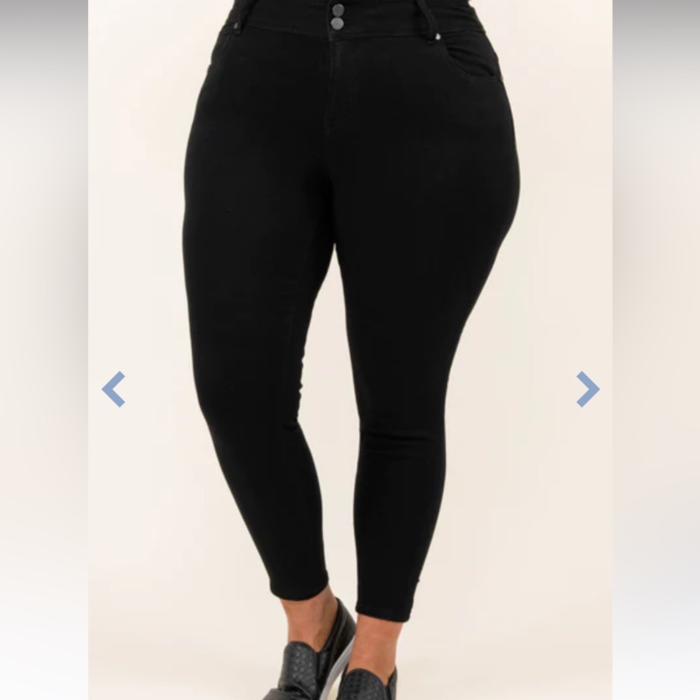 Chic Soul Double the Trouble Black Skinny Jeans